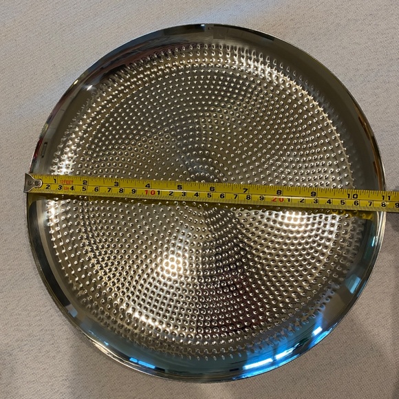 Nespresso Collections Hammered Tray Design Atelier OÏ Stainless Steel Plate 11" - Picture 7 of 8